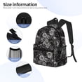 thumbnail image 5 of Lsque Rose Flowers Classic Casual Backpack - Large Capacity Water-Resistant Backpack for School, Work, Travel, and Outdoor Activities, 5 of 8