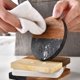 thumbnail image 4 of 2 piezas de almohadillas aislantes, tazas de té y manteles individuales de café, posavasos de cerámica de madera de acacia con mosaico de mármol, 4 of 5