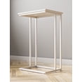 thumbnail image 7 of Innerjoin C Shaped End Table,C Table for Sofa and Bed, White, 7 of 7