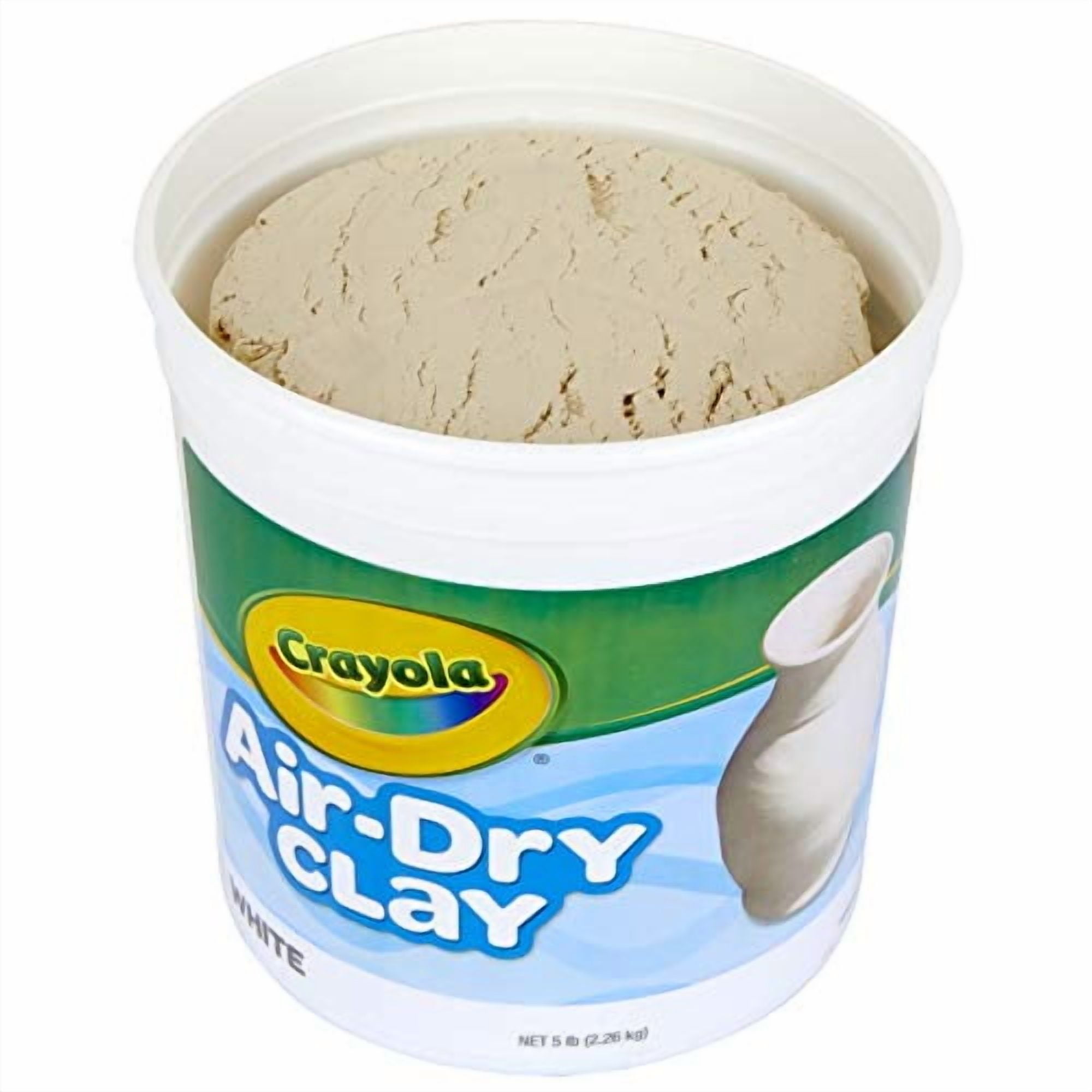 Air-Dry Clay, White, 5 Lbs
