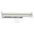 thumbnail image 5 of Wardrobe Closet Clothes Hanger Metal Pull Out Rod Rail White 46.5cm Length, 5 of 19