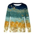 thumbnail image 4 of Sweats à Capuche Mode pour Femmes 2023 Col Rond Pull Imprimé Manches Longues Pull 50% de Réduction Costumes Halloween/noël, 4 of 4