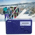 thumbnail image 4 of /AM Solar , Chargeable Portable Multifunctional Hand Crank , For Disaster Relief White,Blue, 4 of 8
