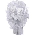 thumbnail image 3 of Christmas Tree Bow Decorations Topper Large Glitter Bow-Knot Christmas Tree Decorations Topper_Silver, 3 of 6