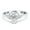 Sterling Silver, variant on Pear Teardrop Moissanite Wedding Ring 925 Sterling Silver Size 8