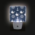 thumbnail image 3 of ATTOE 2 Pack Cartoon Fox Be Brave Quotes LED Night Light Dusk to Dawn Sensor Plug in Night Home Decor Desk Lamp for Adult, 3 of 5