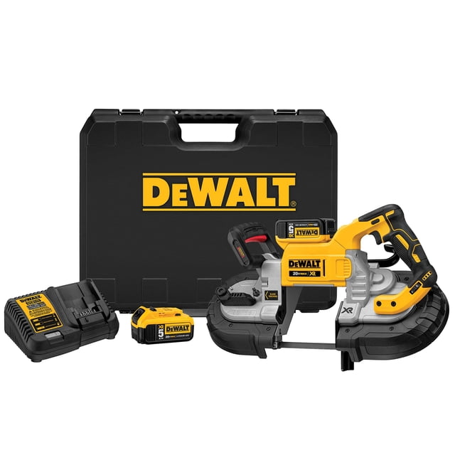 Sierra de cinta DEWALT DCS376P2 20V MAX XR de doble mano