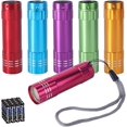thumbnail image 2 of KunHe Paquete de 6 mini linternas LED pequeñas COB para niños 100 lúmenes con batería Luz de flash brillante para acampar, 2 of 3
