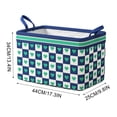 thumbnail image 3 of SMihono Closet Organizers and Storage Clothes Storage Bags Large Capacity Clothes Storage Bins Foldable Closet Organizers Storage Containers With Durable Handles Thick Fabric For Blanket Comforter, 3 of 4