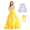 Skirt + Petticoat, variant on SATKULL Women's Classic Belle Princess Halloween Costume with Sleeve