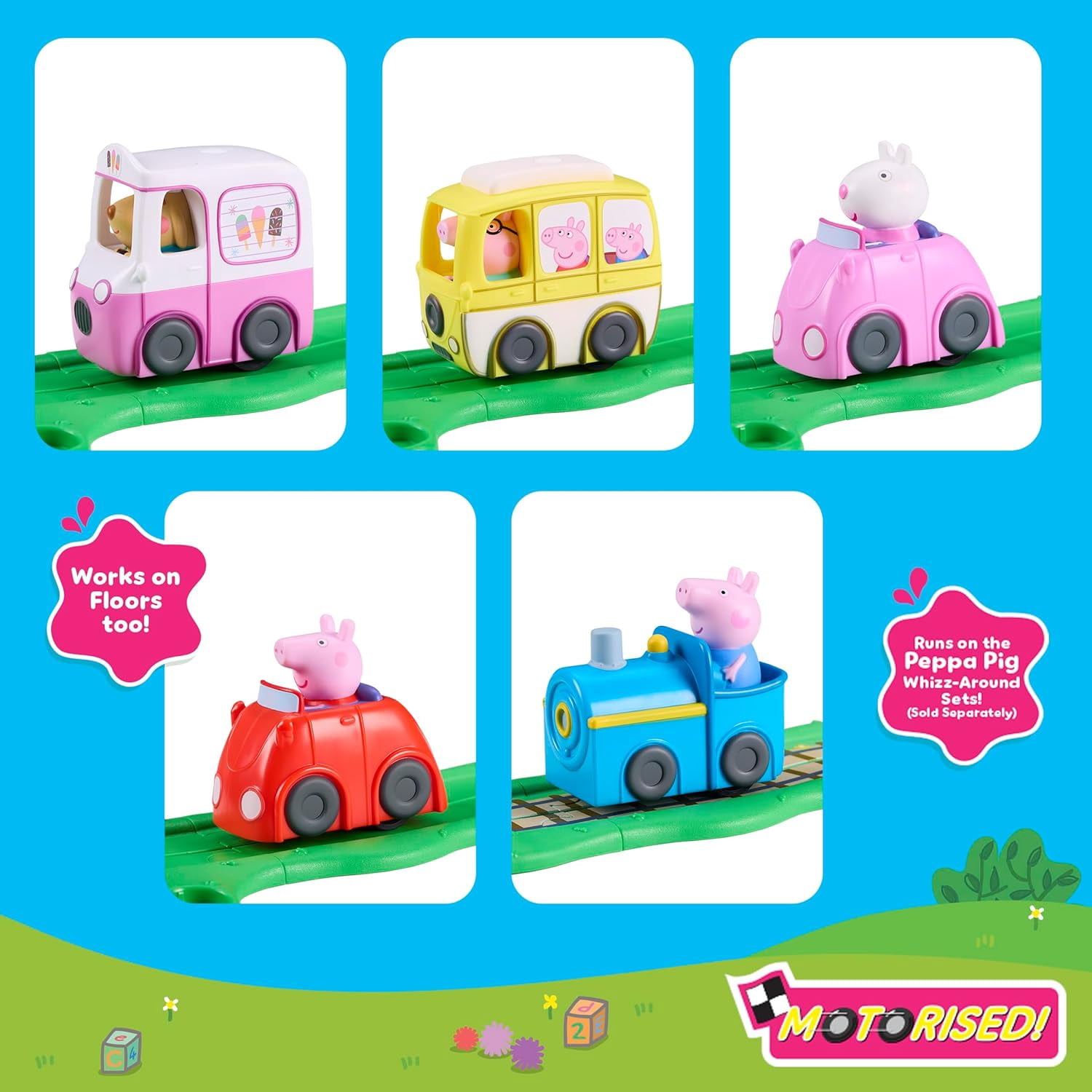 Peppa Pig Whizz-Around Peppa's Little Red Car