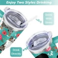 thumbnail image 5 of 40oz Dog Mom Tumbler - Leakproof Travel Coffee Mug with Handle - Cute Puppy Gift for Women Who Love Dogs - Double Wall Stainless, 5 of 7