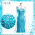 thumbnail image 2 of Frozen elsa Princesa Vestido Halloween cosplay Adulto Queen Dress Disfraz, 2 of 3