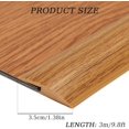 thumbnail image 2 of YISITIAN Floor Transition Strip, Self Adhesive-PVC Carpet & Floor Edging Trim Strip, Carpet Threshold Transition Strip, for Threshold Transitions with a Height Less Than 5mm CJ919-97398, 2 of 7