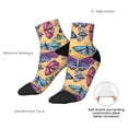 thumbnail image 4 of Uemuo Butterfly 3 Printed Crew Socks, Moisture-Wicking Socks, Athletic Socks for Men Breathable Cushion Socks Casual Sport Socks for Running Traveling, 4 of 6