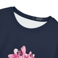 thumbnail image 4 of TSmartArt @ Walmart. Fuchsia. Lounge | Leisure T-Shirt. Women Plus L-4XL, 4 of 5