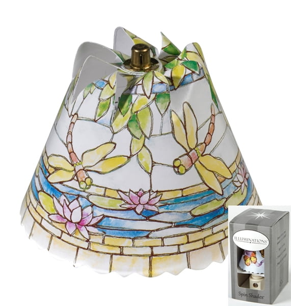 Illuminations IL2773 Stained Glass Dragonfly Night Light Gift Box