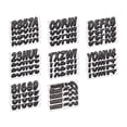 thumbnail image 4 of STIFFIE Whipline Charcoal / Black 3" Alpha-Numeric Identification Custom Kit Registration Numbers & Letters Marine Stickers Decals for Boats & Personal Watercraft PWC, 4 of 8