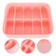 thumbnail image 2 of Caja de almacenamiento de ropa interior Canasta de almacenamiento de plástico Contenedor de almacenamiento apilable con divisor de 10 compartimientos para calcetines de bragas de sostén (Rosa), 2 of 5