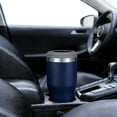 thumbnail image 7 of 4 in 1 Travel Mug and Can Insulator for 14oz Can and Beer Bottle Stainless steel Vacuum Insulated Cup and Thermocooler (Navy Blue), 7 of 7
