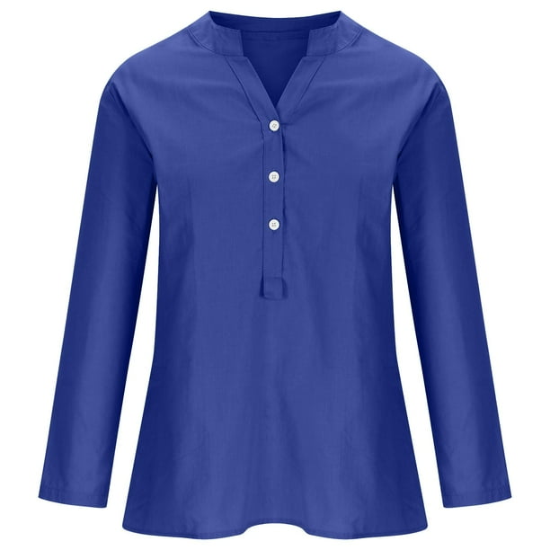 Plus size linen outlet tops sale