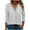 Gray#, variant on cocolona Womens 3/4 Sleeve Tops 2025 Fall V Neck Lightweight Shirts Business Casual Work Blouse Fashion Floral Print T-shirts