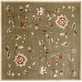 thumbnail image 3 of SAFAVIEH Lyndhurst Milo Floral Border Area Rug, Green/Multi, 6'7" x 6'7" Square, 3 of 6