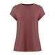 thumbnail image 3 of MKLEKYY Camisetas Mujer Camiseta De Verano De Manga Corta Para Mujer, Color Liso, Con Mangas Cubiertas Talla XXL, 3 of 3