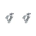 thumbnail image 1 of Justharion Durable Alloy Wrap Around Clamp for Club Exhibition Event Stylish Lighting Hook Mount Silver T master 2Set, 1 of 6