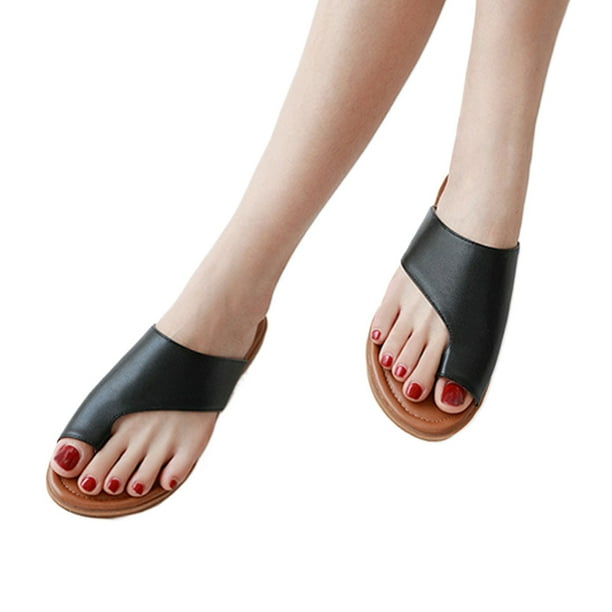 Sandalias Con Soporte para El Ortopédicas Mujer Cuero PU Fascitis Plantar