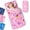 Mermaid, variant on Primlect Nap Mat, 55" x 22", Portable Sleeping Bag with Removable Pillow, Easy to Roll & Store, Black