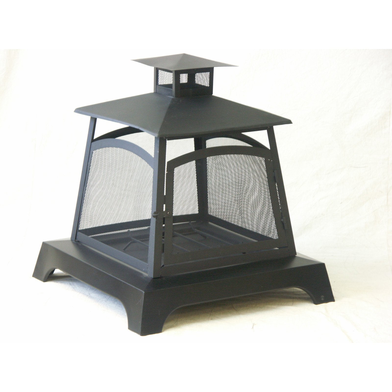 Outdoor Wood Burning Chiminea Patio Fire Pit Fireplace Heater Burner