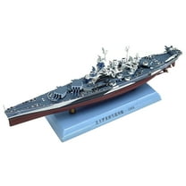 WWII USS North Carolina BB-55 Battleship Model 1:1000 Scale for Desk Display & Collection