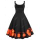 thumbnail image 2 of Vestido de talla grande con correas de Halloween con estampado de calabaza Rosegal  Suéteres Cárdigans, 2 of 5