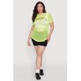 thumbnail image 3 of Womens Plus Size Brooklyn College League Fishnet Top, 3 of 5