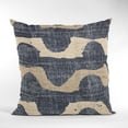 thumbnail image 2 of Plutus 26" x 26" Shore Stripe Luxury Throw Pillow in Blue, 2 of 9