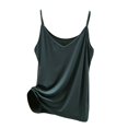 thumbnail image 2 of Womens Spaghetti Strap Tank Top Basic Loose Fit Sleeveless Camisole Casual Wear Shirts Undershirt, 2 of 3
