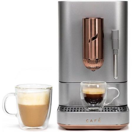 Café Affetto Steel Silver Espresso Machines