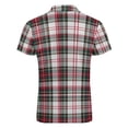 thumbnail image 5 of Clan Stewart Dress Tartan Plaid Pattern Tartan Men Zipper T-shirt Summer Casual Short Sleeve T-shirt Top, 5 of 7