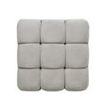 thumbnail image 5 of Pemberly Row 36" Modular Modern Cocktail Ottoman Pebble Gray Corduroy, 5 of 10