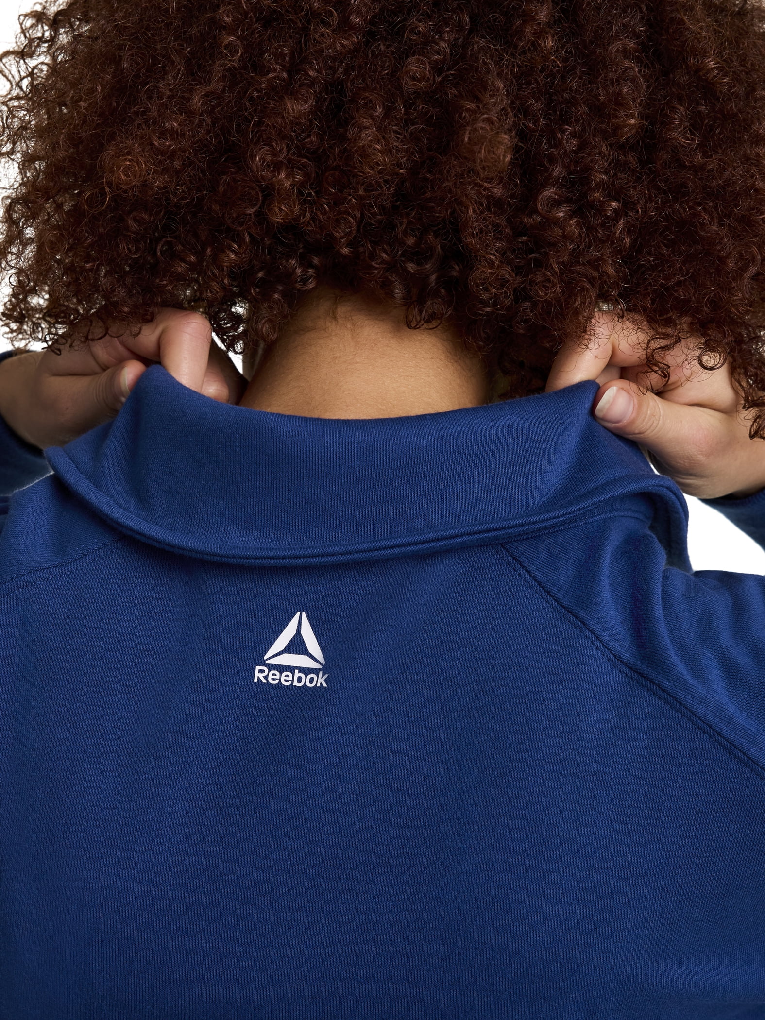 Reebok Women's and Women's Plus All Seasons Oversize Polo Sweatshirt, Sizes XS-4X
