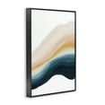 thumbnail image 4 of Stupell Industries Peach Swirl Abstraction Abstract Painting Black Framed Art Print Wall Art, 20 x 30, 4 of 10