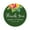 Green, variant on Darling Souvenir MADE WITH LOVE Round 45 Pcs Floral Thank You Stickers Personalized Bride Groom Names And Date Envelope Seals-Mint