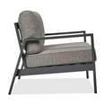 thumbnail image 4 of Afuera Living Aluminum Outdoor 2-Seat Sofa with Cushions in Slate Gray/Tan, 4 of 7