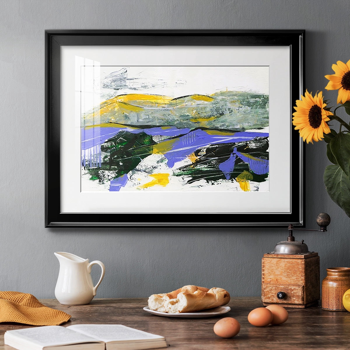 Silent Mountain IV Premium Framed Print - Ready to Hang