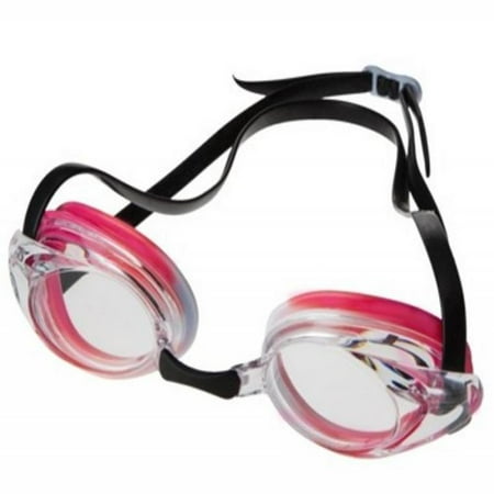 Speedo Jr. Record Breaker Goggles - Pink, Black, White, Orange