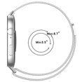 thumbnail image 2 of Correa Reloj Magnética Milanesa Ajustable para Huawei Watch Fit 3 (Plata), 2 of 9