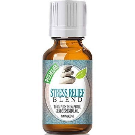 Healing Solutions - Stress Relief Blend Oil (30ml) 100% Pure, Best Therapeutic Grade Essential Oil -