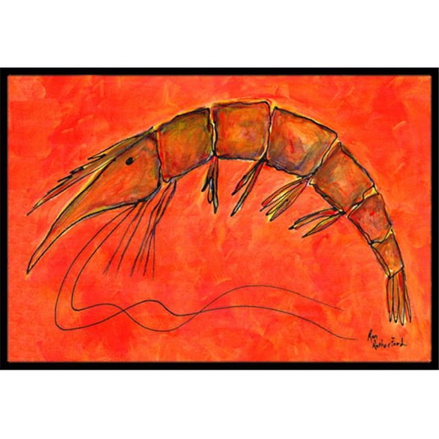 Carolines Treasures RDR2012JMAT Paillasson Intérieur Ou Extérieur 24 x 36 Po. Crevettes