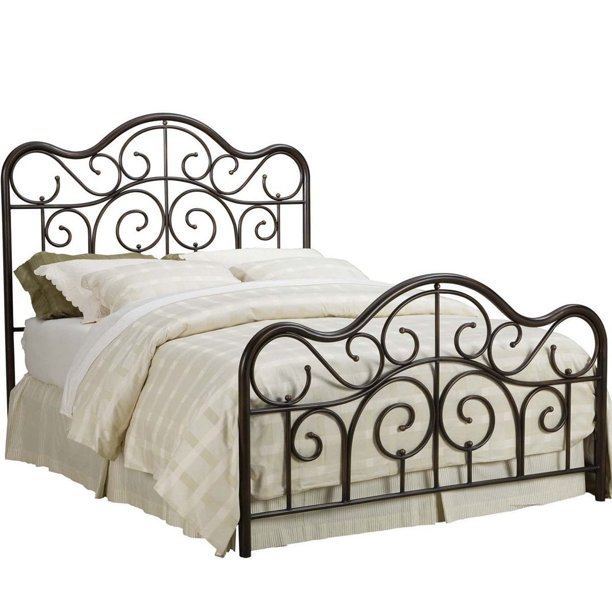 Standard Furniture Santa Cruz Metal Bed in Cherry (Queen)